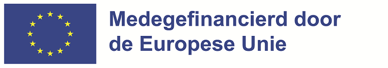 Logo Europese unie met tekst medegefinancierd door de Europese Unie.